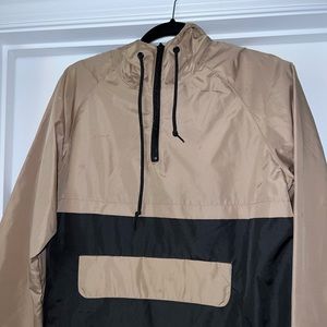 Color block windbreaker